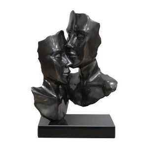 Modrest Two Faces Black Sculpture
