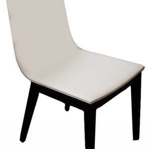 Extreme Modern White Leatherette Dining Chair