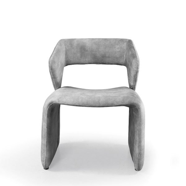 Modrest - Modern Linus Accent Light Grey Chair - Image 2