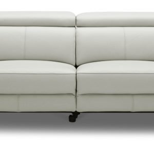 Divani Casa Eden - Modern Grey Leather Sofa
