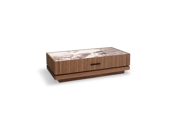 Nova Domus Bailey- Modern Walnut Rectangular Coffee Table - Image 2