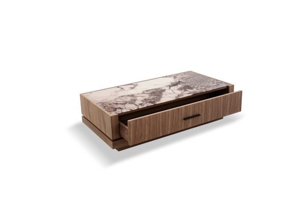 Nova Domus Bailey- Modern Walnut Rectangular Coffee Table - Image 3