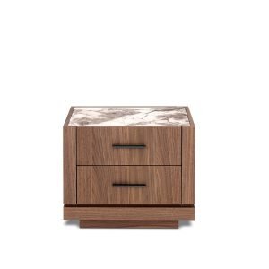 Nova Domus Bailey- Modern Walnut Nightstand
