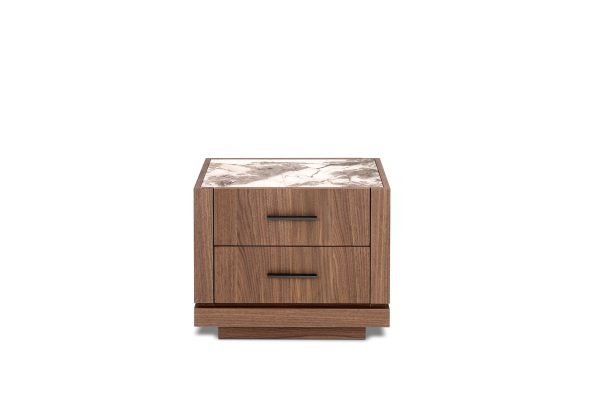 Nova Domus Bailey- Modern Walnut Nightstand