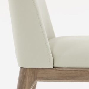 Modrest Encino Modern Grey & Walnut Dining Chair (Set of 2)