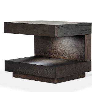 Modrest Esso Modern Brown Oak Nightstand