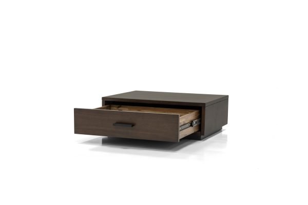 Nova Domus Fantasia - Dark Walnut/Dark Grey Bed and Two Nightstands - Image 2