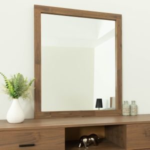 Nova Domus Fantasia - Contemporary Walnut Mirror