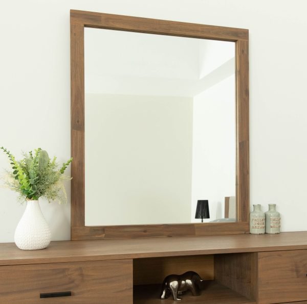 Nova Domus Fantasia - Contemporary Walnut Mirror