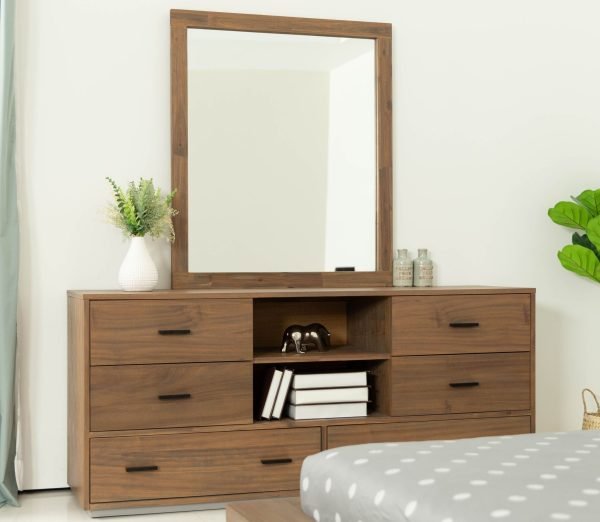 Nova Domus Fantasia - Contemporary Walnut Mirror - Image 2