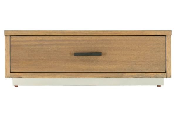 Queen Nova Domus Fantasia - Contemporary Walnut & Grey Bed with Two Nightstands - Image 4