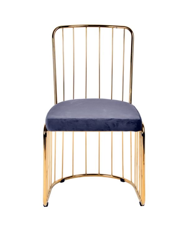 Modrest Holly Modern Grey Fabric Dining Chair (Set of 2) - Image 3