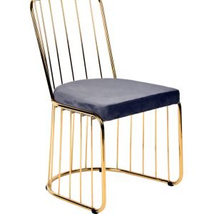 Modrest Holly Modern Grey Fabric Dining Chair (Set of 2)