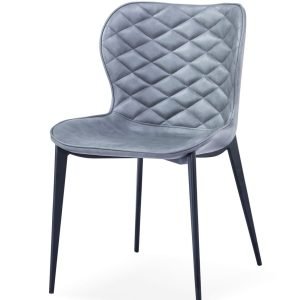 Modrest Felicia - Modern Grey & Black Dining Chair (Set of 2)
