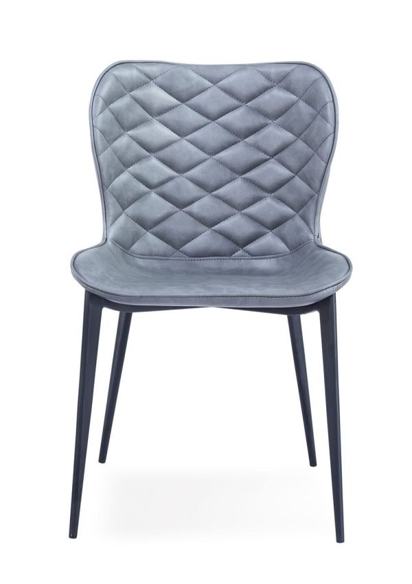 Modrest Felicia - Modern Grey & Black Dining Chair (Set of 2) - Image 2