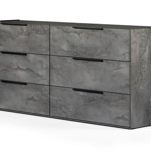 Nova Domus Ferrara - Modern Volcano Oxide Grey Dresser