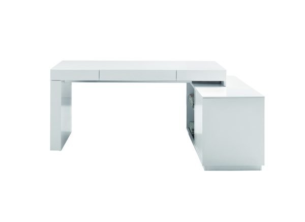 Soul Modern Contemporary Office Desk w/ Attached Cabinet - Image 4