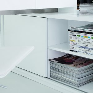 Soul Modern Contemporary Office Desk w/ Attached Cabinet