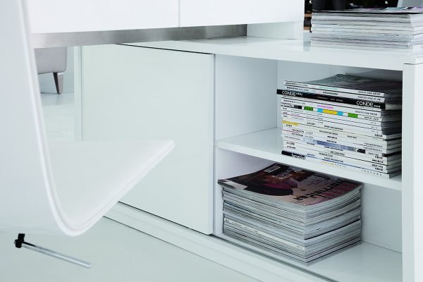 Soul Modern Contemporary Office Desk w/ Attached Cabinet