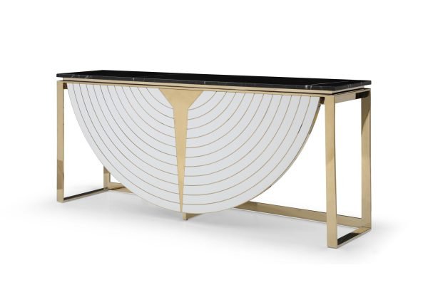 Modrest Flavio - Gold + Marble Console Table