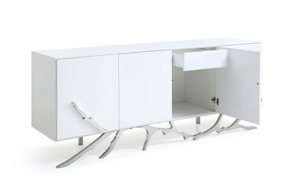 Modrest Legend Modern White Buffet - Image 5