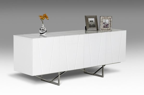 Chrysler Modern White High Gloss Buffet