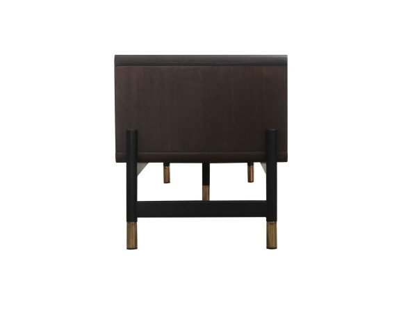 Modrest Gabrielle - Contemporary Acacia & Gold TV Stand - Image 4
