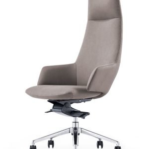 Modrest Gates - Modern Grey High Back Executive Office Chair