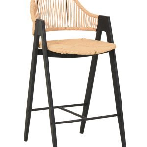Modrest Gayle - Modern Rattan Counter Stool Set of 2