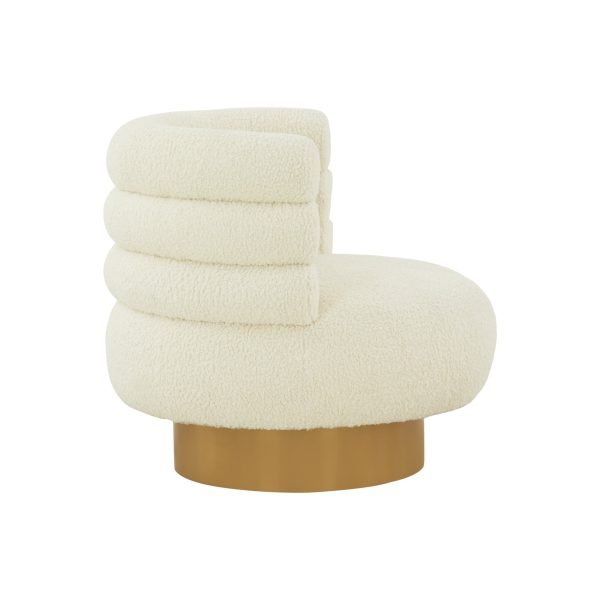 Modrest Gerry - Modern Sherpa Accent Chair - Image 3