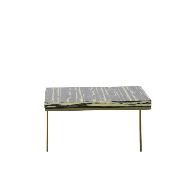 Modrest Greely - Glam Black and Gold Marble End Table - Image 5