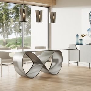 Modrest Hadley- Matte Grey Buffet