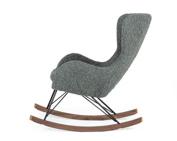 Modrest Ikard - Modern Grey Sheep Rocking Chair - Image 3