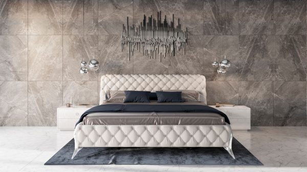 Modrest Legend Modern White Q Bedroom Set - Image 2