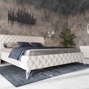 Modrest Legend Modern White Q Bedroom Set