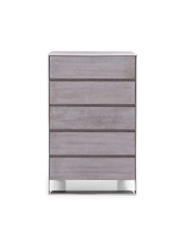 Modrest Arlene Modern Grey Elm Chest - Image 3