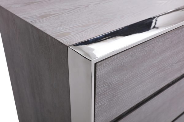 Modrest Arlene Modern Grey Elm Chest - Image 5