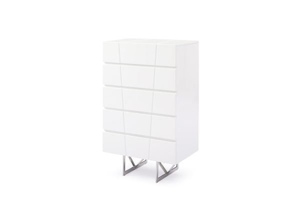 Modrest Chrysler Modern White Chest - Image 2