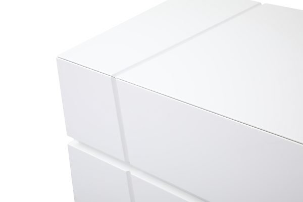 Modrest Chrysler Modern White Dresser - Image 5