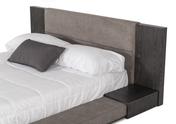 Queen Nova Domus Jagger Modern Grey Bed - Image 4