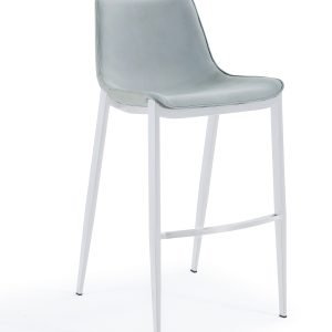 Modrest Jane - Modern Light Grey Counter Stool Set of 2