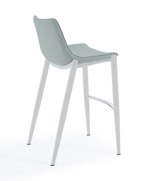 Modrest Jane - Modern Light Grey Counter Stool Set of 2 - Image 3
