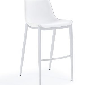 Modrest Jane - Modern White Counter Stool Set of 2