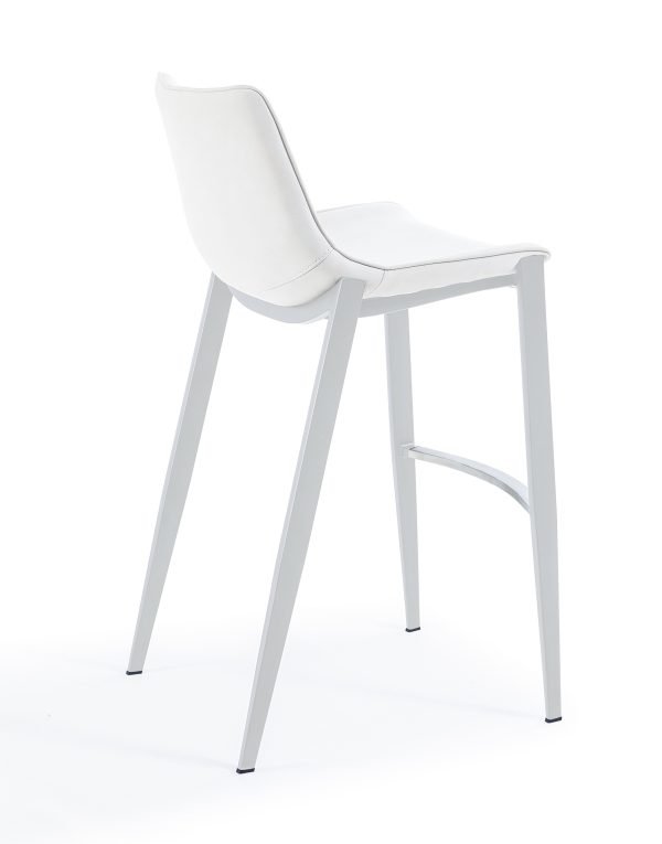 Modrest Jane - Modern White Counter Stool Set of 2 - Image 3