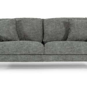 Divani Casa Janina - Modern Dark Grey Fabric Sofa