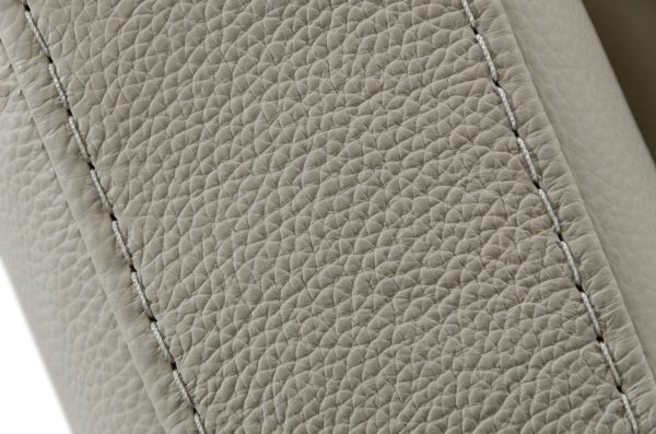 Divani Casa Janina - Modern Light Grey Leather Sofa - Image 5