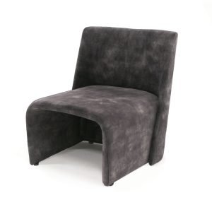Modrest - Modern Jarvis Accent Dark Grey Fabric Chair