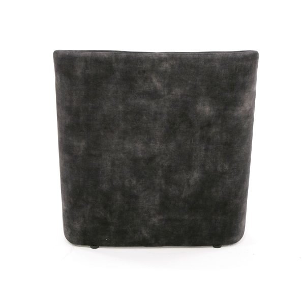 Modrest - Modern Jarvis Accent Dark Grey Fabric Chair - Image 3