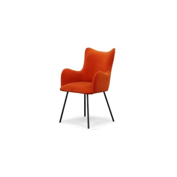 Modrest Judith - Modern Red Dining Chair - Image 2