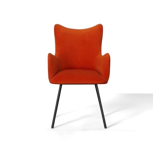 Modrest Judith - Modern Red Dining Chair - Image 3